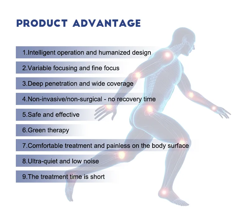 Vertical FSWT Shock Wave Therapy Device for Muscle and Joint Healing 3