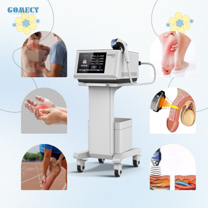 SW7 3rd Generation Electromagneto Focused Shockwave Therapy System for Physiotherapy and ED Treatment 0