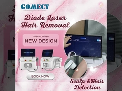 Gomecy Faery Pro Diode Laser Hair Removal with Scalp Skin Hair Detection Function