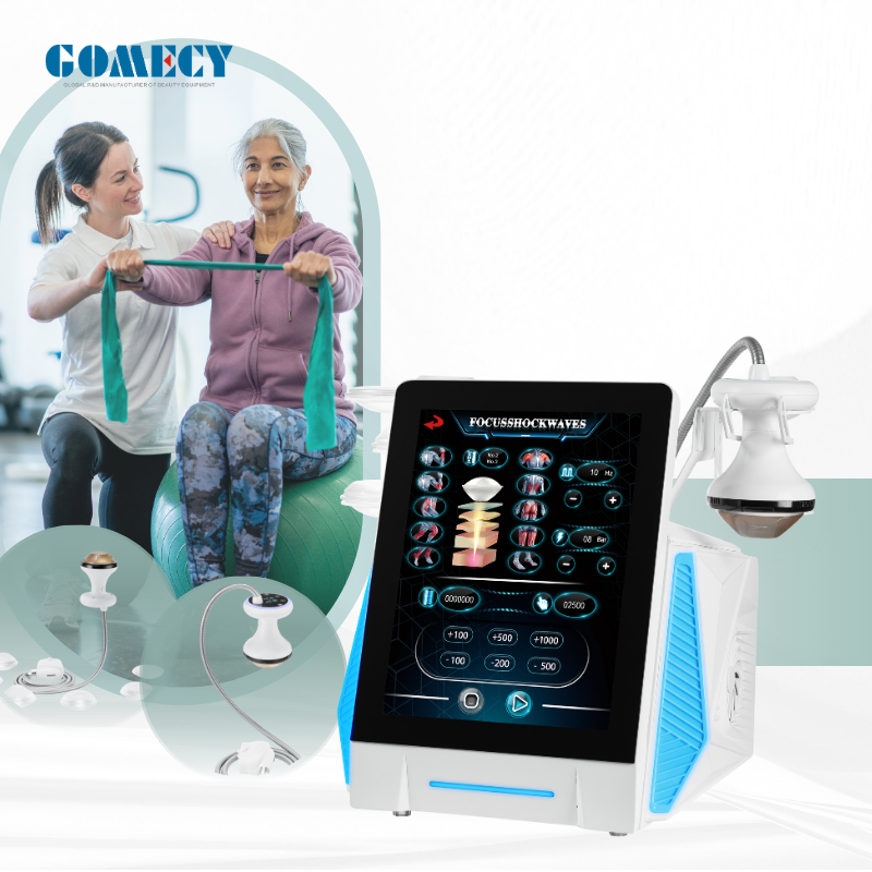 Deep Tissue Machine Focus Shockwave Therapy Machine Piezoelectric System for Deep Tissue ...