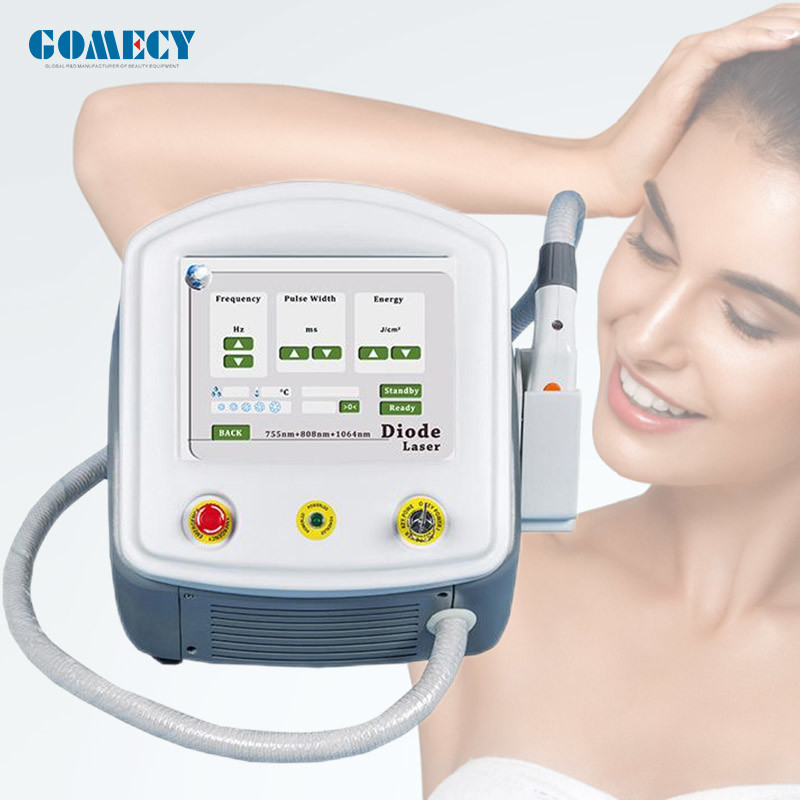 High Power Portable Diode Laser Hair Removal Machine 755nm