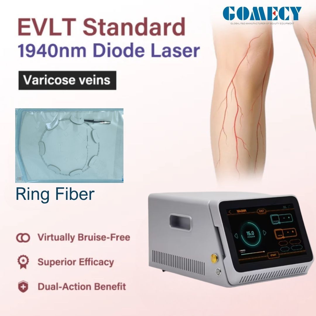 Euvlt Machine 1940nm Diode EVLT Laser for Varicose Vein Treatment | GMS Model