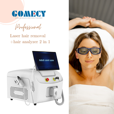 Hair removal laser (脱毛機) 2025 AI Skin Analyzer 4 Wavelength Diode Laser Hair Removal